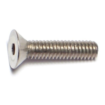 #8-32 x 3/4" 18-8 Stainless Steel Coarse Thread Flat Head Socket Cap Screws
