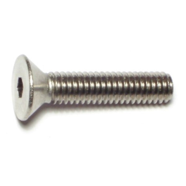 5/16"-18 x 1-1/2" 18-8 Stainless Steel Coarse Thread Flat Head Socket Cap Screws