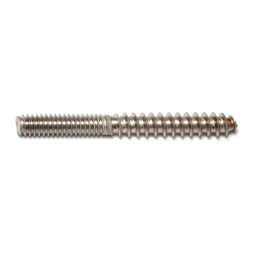 1/4"-20 x 2-1/2" 18-8 Stainless Steel Coarse Thread Hanger Bolts