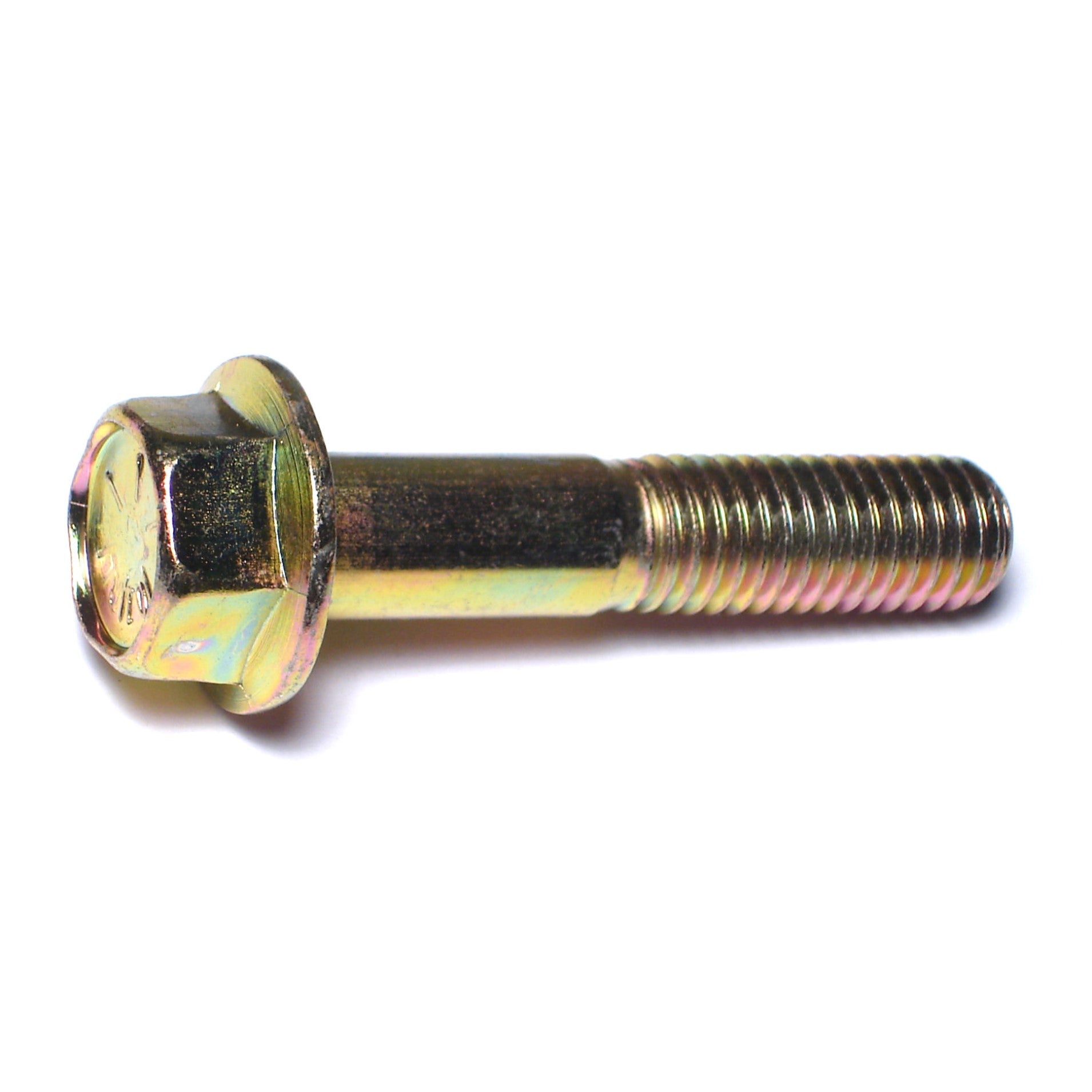1/2"-13 x 2-1/2" Zinc Plated Grade 8 Steel Coarse Thread Hex Washer Head Flange Bolts