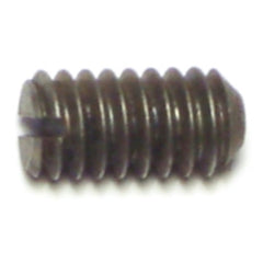 1/4"-20 x 1/2" Steel Coarse Thread Slotted Headless Set Screws