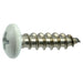 #10 x 3/4" White Painted 18-8 Stainless Steel Phillips Pan Head Sheet Metal Screws