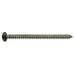 #8 x 2-1/2" Brown Painted 18-8 Stainless Steel Phillips Pan Head Sheet Metal Screws