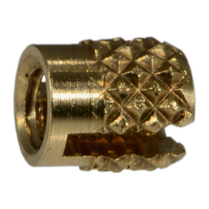 #2-56 Flush Brass Coarse Thread Inserts