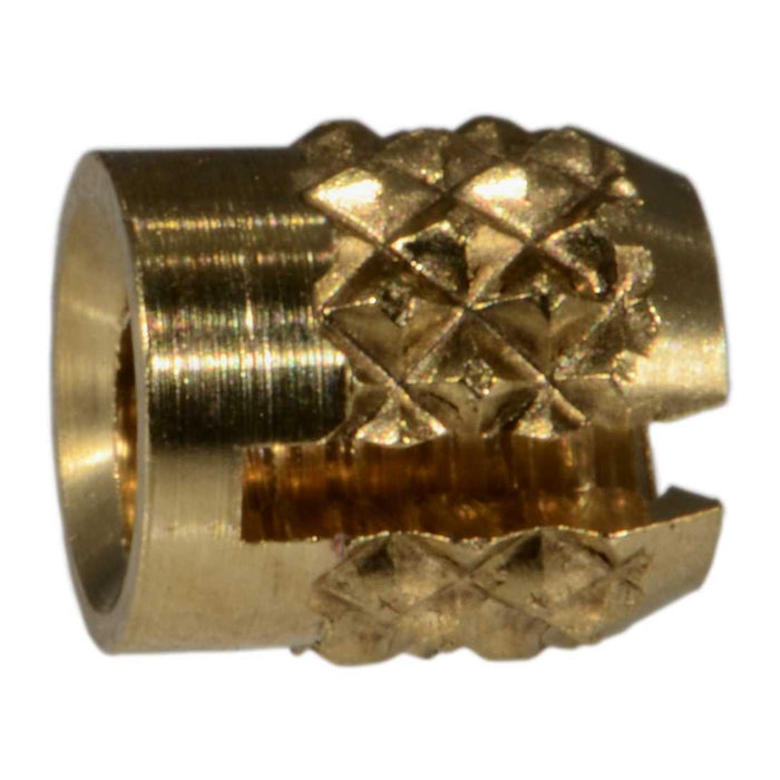 #4-40 Brass Coarse Thread Flush Inserts