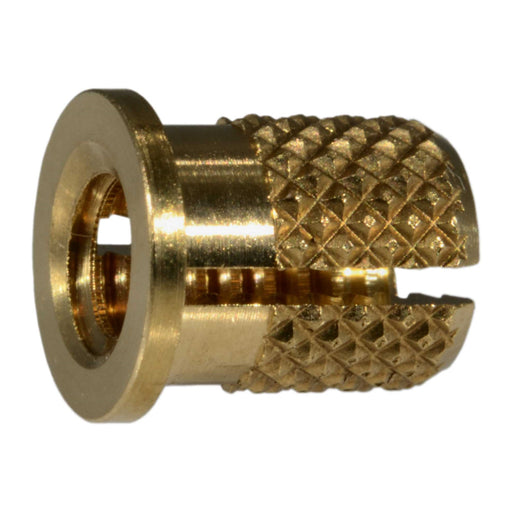 #8-32 Brass Coarse Thread Flange Inserts