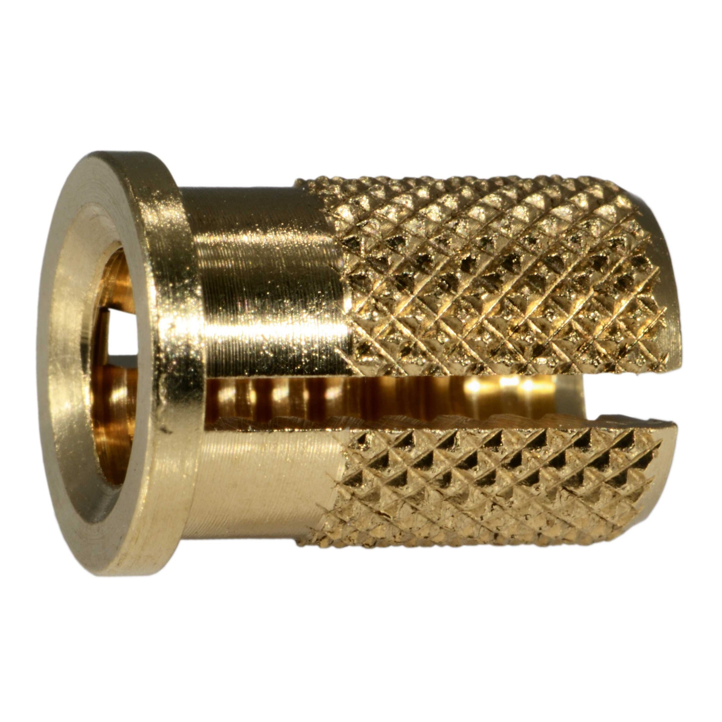 1/4"-20 Brass Coarse Thread Flange Inserts