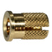 1/4"-20 Brass Coarse Thread Flange Inserts