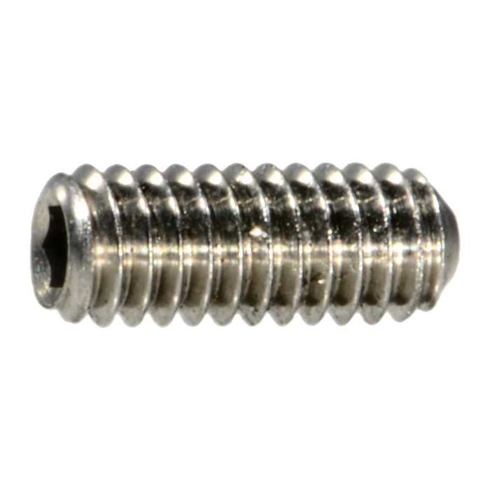 #1-72 x 3/16" 18-8 Stainless Steel Fine Thread Hex Socket Headless Set Screws