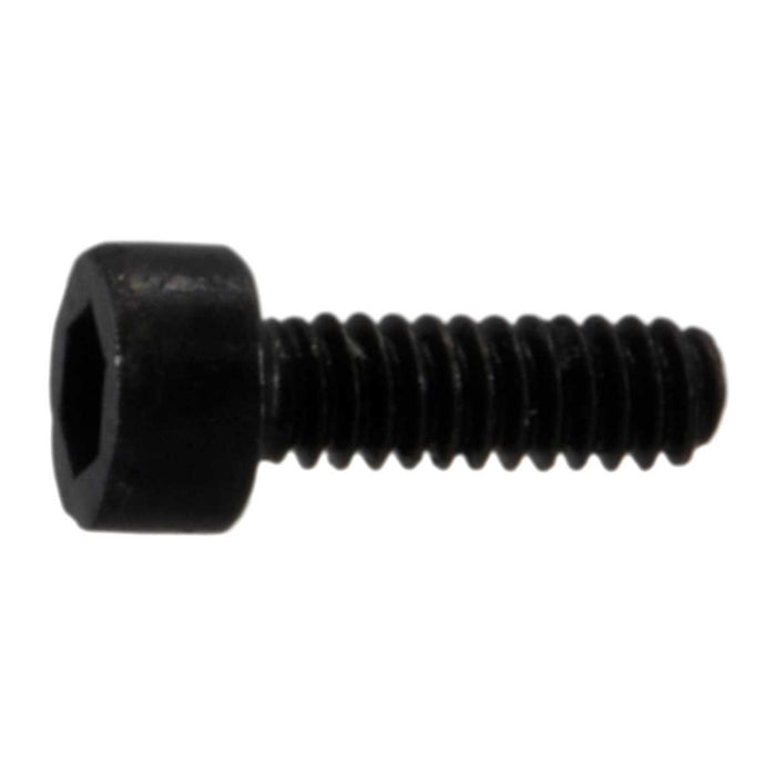 1.6mm-0.35 x 5mm Black Oxide Class 12.9 Steel Coarse Thread Knurled Head Hex Socket Cap Screws