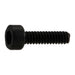 1.6mm-0.35 x 6mm Black Oxide Class 12.9 Steel Coarse Thread Knurled Head Hex Socket Cap Screws