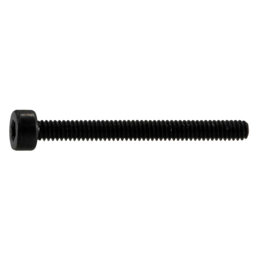 2mm-0.4 x 20mm Black Oxide Class 12.9 Steel Coarse Thread Knurled Head Hex Socket Cap Screws