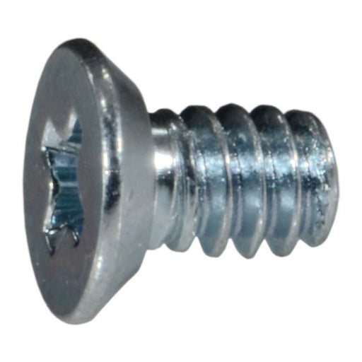 #6-32 x 1/4" Zinc Plated Steel Coarse Thread Phillips Flat Undercut Head Machine Screws
