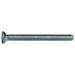 #6-32 x 1-1/2" Zinc Plated Steel Coarse Thread Phillips Flat Undercut Head Machine Screws