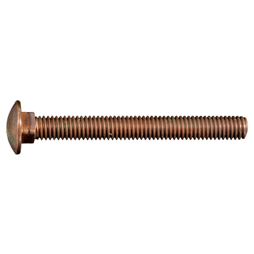 3/8"-16 x 3-1/2" Silicon Bronze Coarse Thread Carriage Bolts