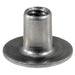 1/4"-20 x 7/16" Plain Steel Coarse Thread Round Weld Nuts