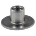 5/16"-18 x 3/8" Plain Steel Coarse Thread Round Weld Nuts