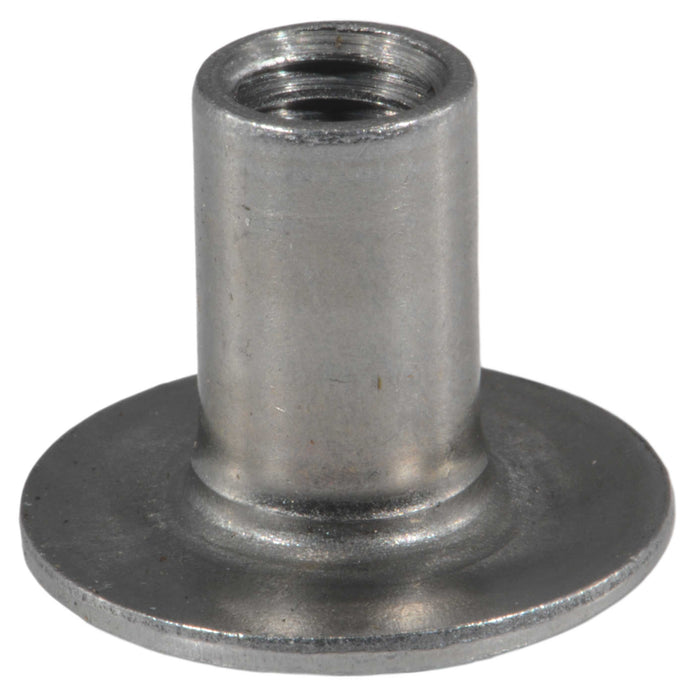 5/16"-18 x 5/8" Plain Steel Coarse Thread Round Weld Nuts