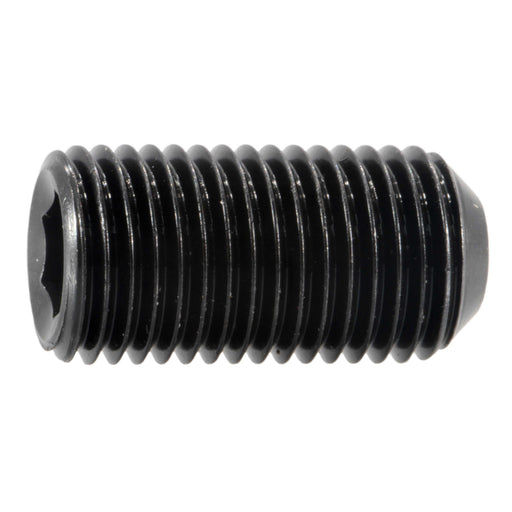 3/8"-24 x 3/4" Black Oxide Steel Fine Thread Socket Set Screws