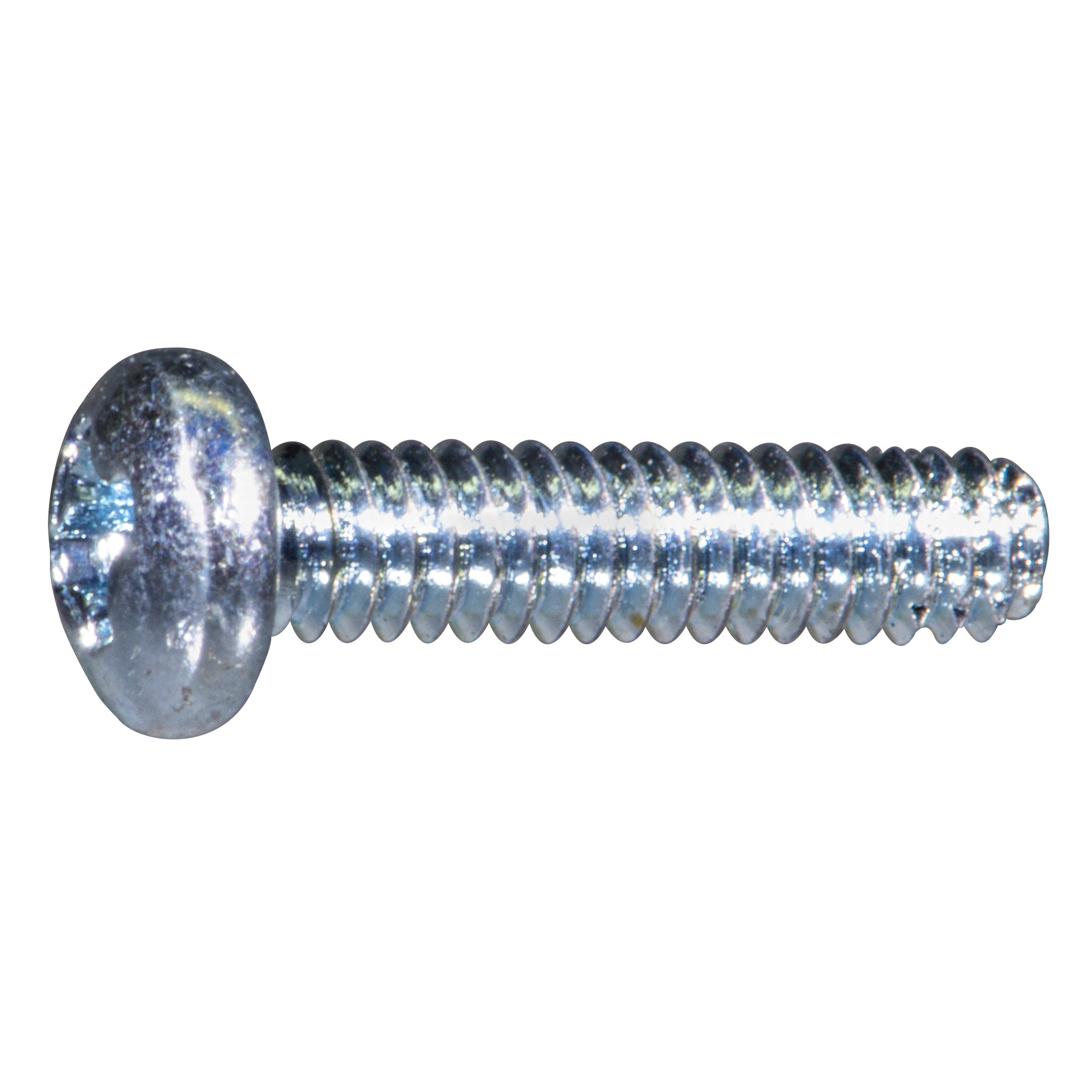 #2-56 x 3/8" Zinc Plated Steel Coarse Thread Phillips Pan Head Type F Sheet Metal Screws