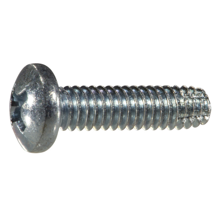 #8-32 x 5/8" Zinc Plated Steel Coarse Thread Phillips Pan Head Type F Sheet Metal Screws