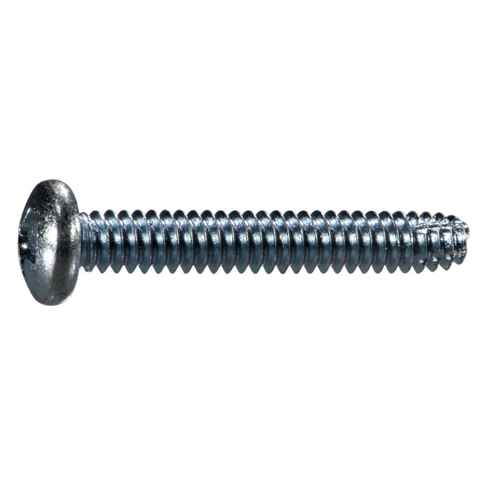 #10-24 x 1-1/4" Zinc Plated Steel Coarse Thread Phillips Pan Head Type F Sheet Metal Screws