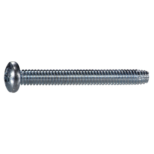 1/4"-20 x 2-1/4" Zinc Plated Steel Coarse Thread Phillips Pan Head Type F Sheet Metal Screws