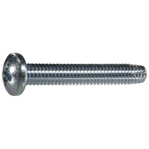 5/16"-18 x 2" Zinc Plated Steel Coarse Thread Phillips Pan Head Type F Sheet Metal Screws