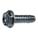 #4-40 x 3/8" Zinc Plated Steel Coarse Thread Hex Washer Head Type F Sheet Metal Screws