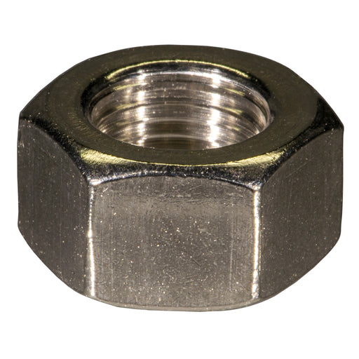 9/16"-18 18-8 Stainless Steel Fine Thread Hex Nuts