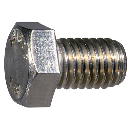 1/2"-13 x 3/4" 316 Stainless Steel Coarse Thread Hex Cap Screws