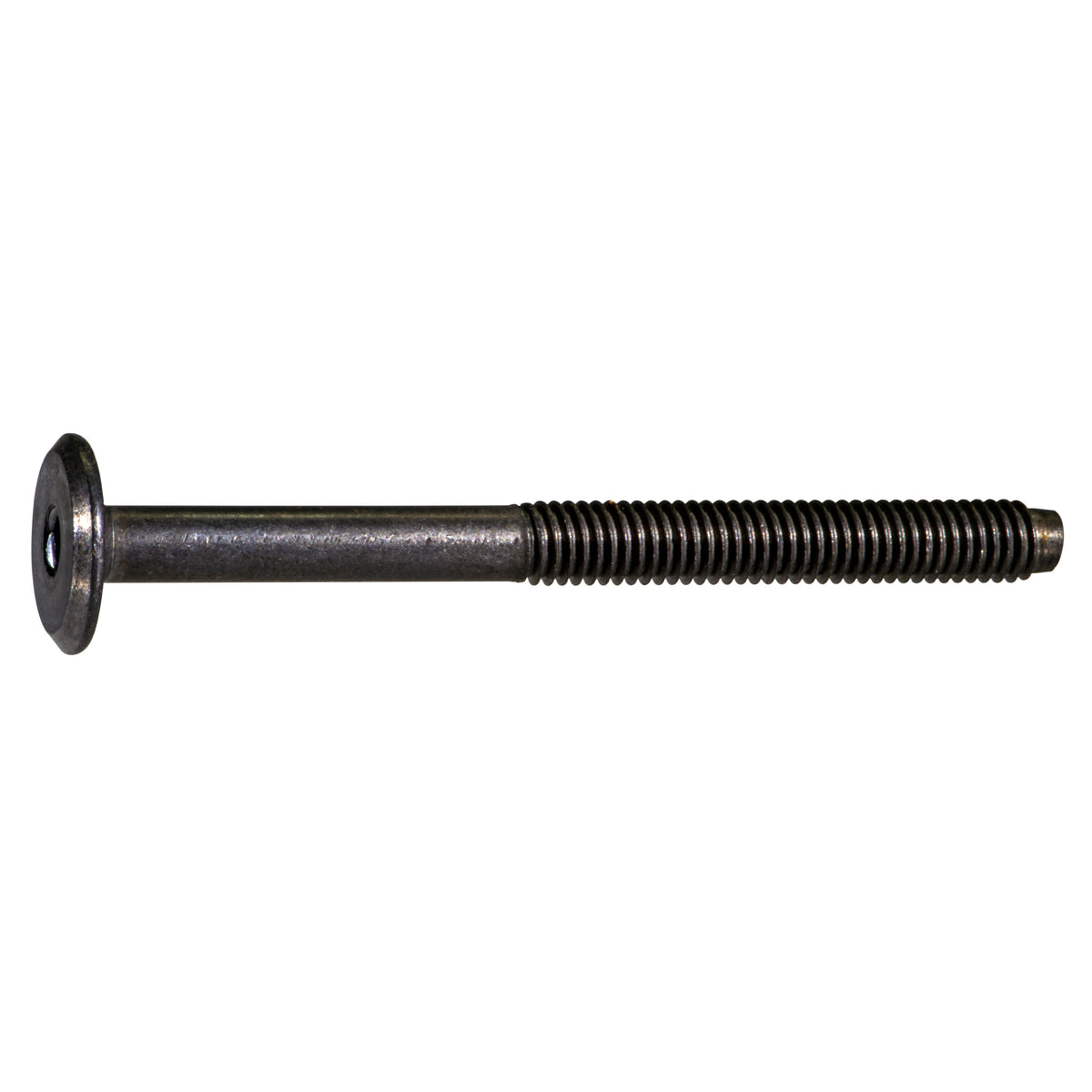 6mm-1.00 x 70mm Coarse Thread Black Oxide Plated Steel Joint Connector Bolts