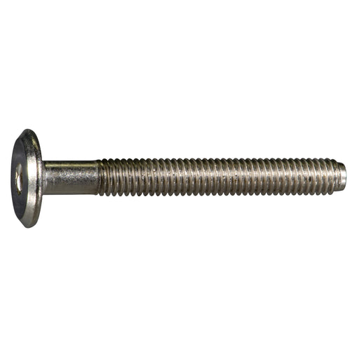 6mm-1.00 x 50mm Nickel Plated Steel Coarse Thread Joint Connector Bolts