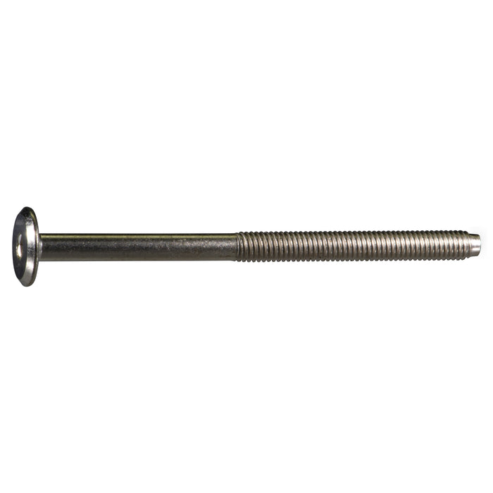 6mm-1.00 x 90mm Nickel Plated Steel Coarse Thread Joint Connector Bolts