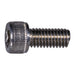 #10 x 7/16" Stainless Steel Fine Thread Knurled Head Hex Socket Cap Screw