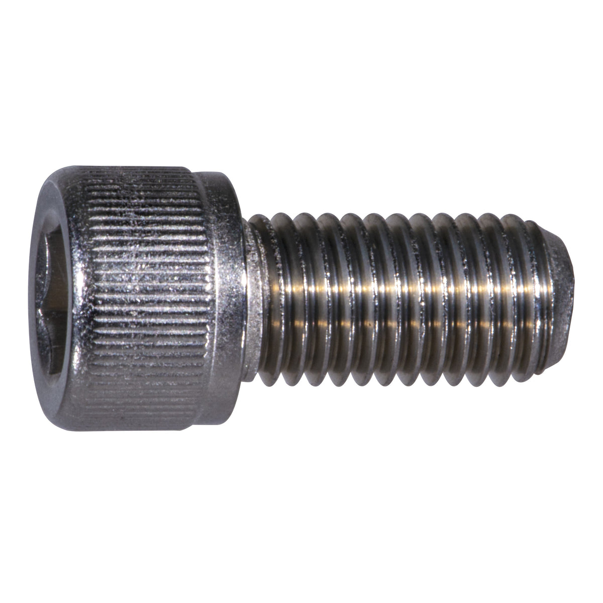 5/16" x 5/8" Stainless Steel Fine Thread Knurled Head Hex Socket Cap Screw