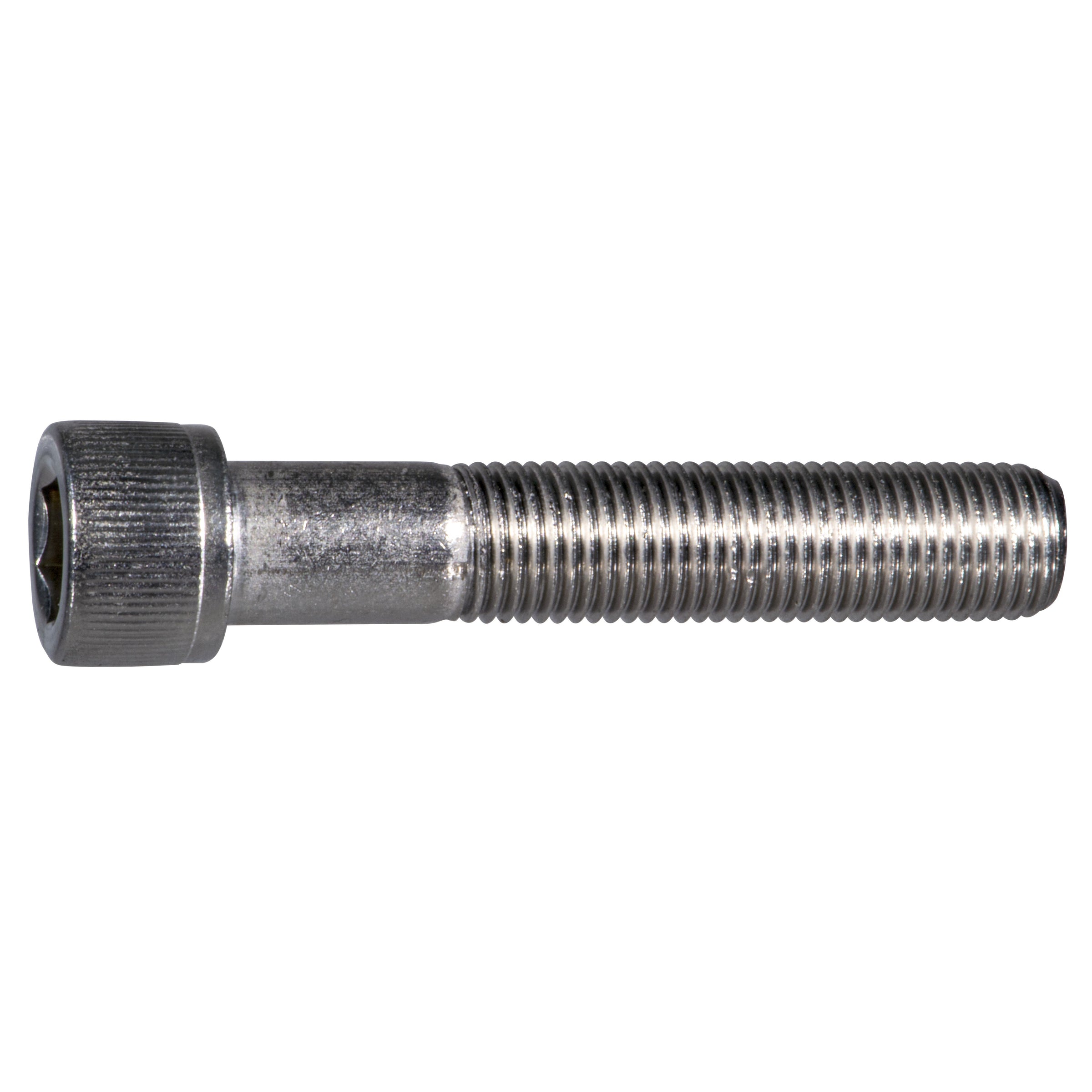 3/8" x 2" Stainless Steel Fine Thread Knurled Head Hex Socket Cap Screw