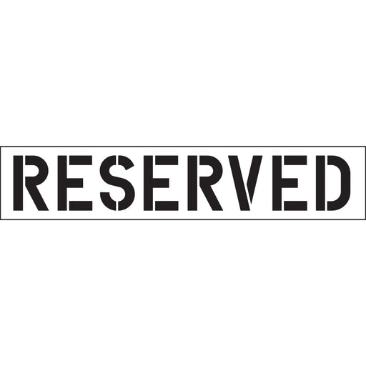 Reserved Stencil-12" Letter Stencil (1 pc.)