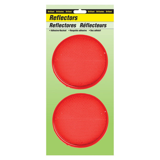 3.25" Carded Red Reflector  (12 pcs.)