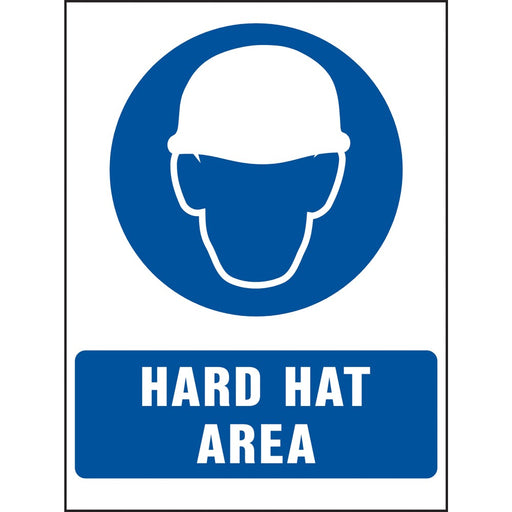 Hard Hat Area Sign 8.5" x 12.5" (10 pcs.)