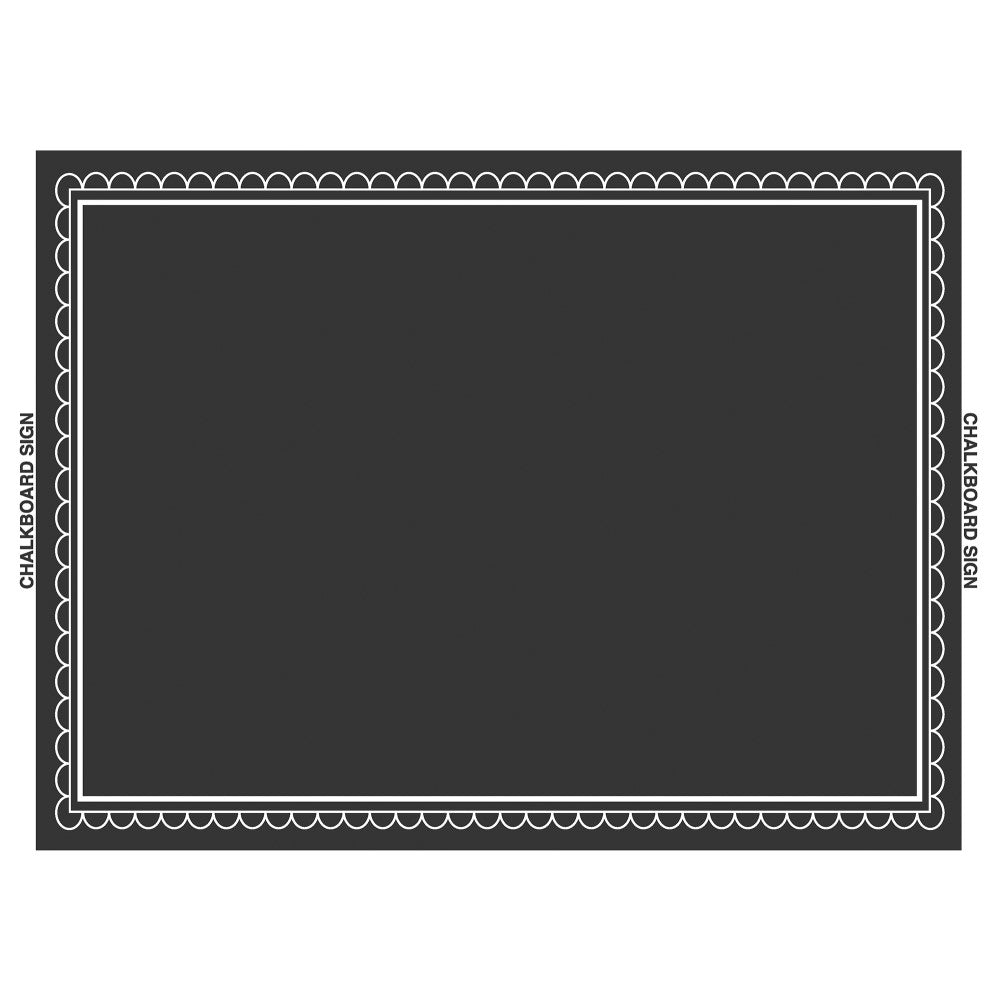 Chalkboard Sign Blank (10 pcs.)