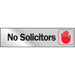 2X8 No Solicitors Sign 2" x 8" (10 pcs.)