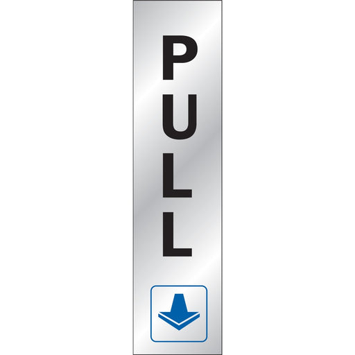 Pull Sign 4.5" x 4.5" (10 pcs.)