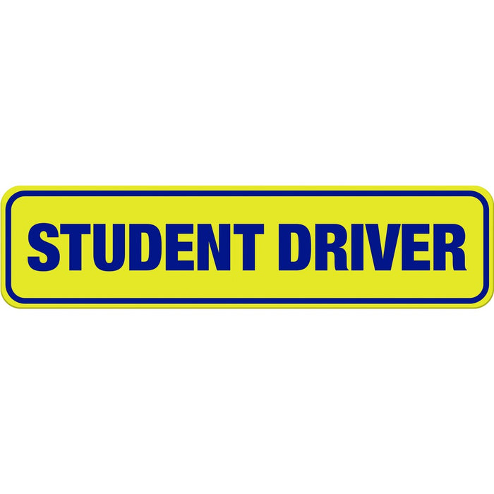 Student Driver Magnet Sign 3" x 12" (5 pcs.)