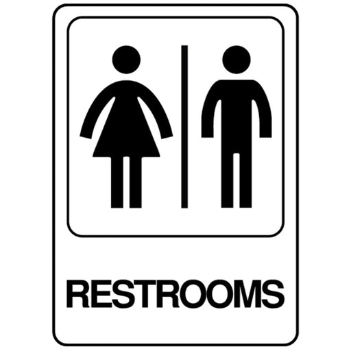 Restrooms Sign 5" x 7" (5 pcs.)