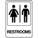 Restrooms Sign 5" x 7" (5 pcs.)