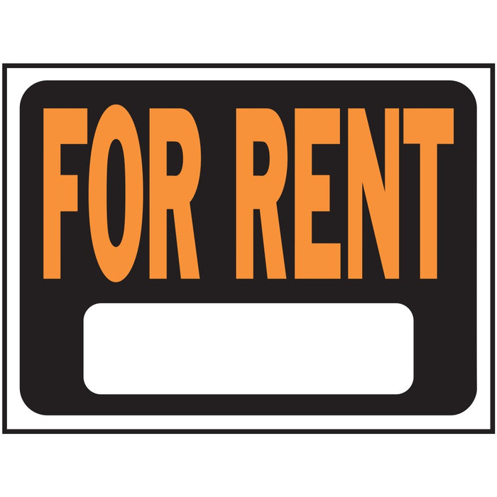 For Rent Sign 8.5" x 12.5" (10 pcs.)