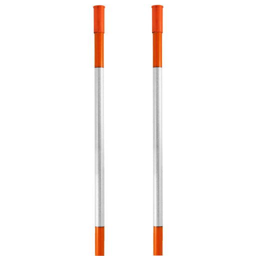 2 Pack 48" Orange Fiberglass Driveway Markers (12 pcs.)