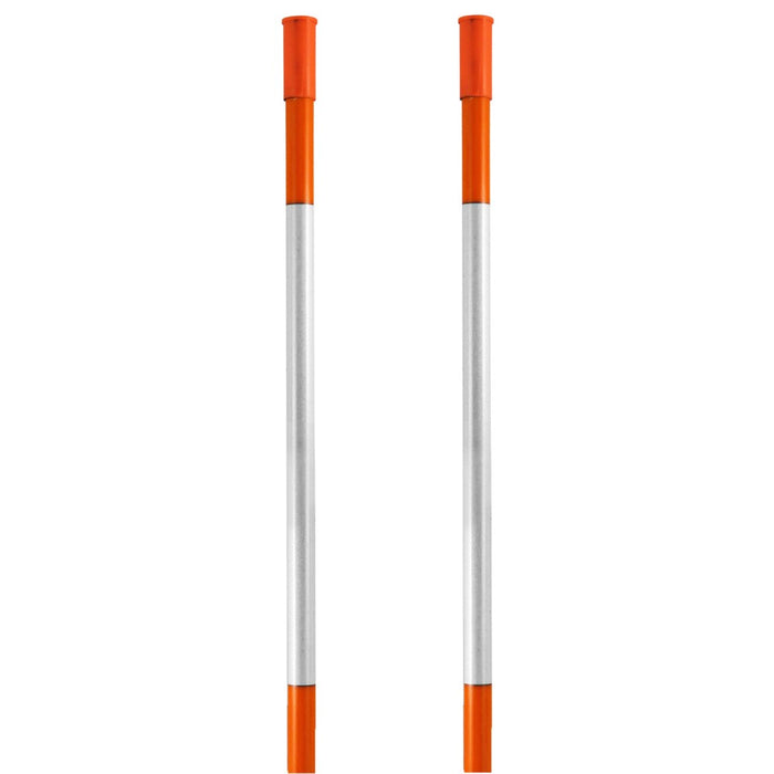 2 Pack 48" Orange Fiberglass Driveway Markers (12 pcs.)