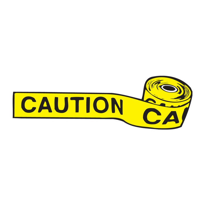 200Ft Yellow/Blue Caution Tape Flagging Tape (3 pcs.)